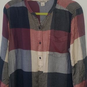 Lucky Brand Flannel Shirt Size XL